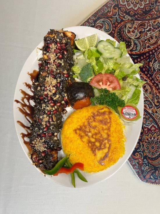 Tangy Chicken Kabab (Jooje Torsh) / Kabab De Poulet Acidulé (Jooje Torsh)
