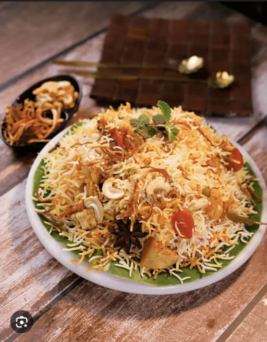 Vegetarians/vegan biryani