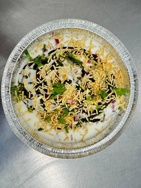 Chicken Samosa Chaat
