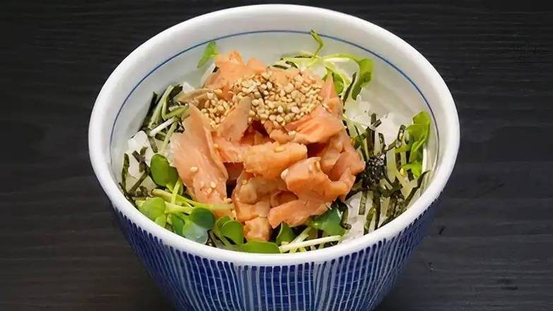 Grilled Salmon Rice Bowl