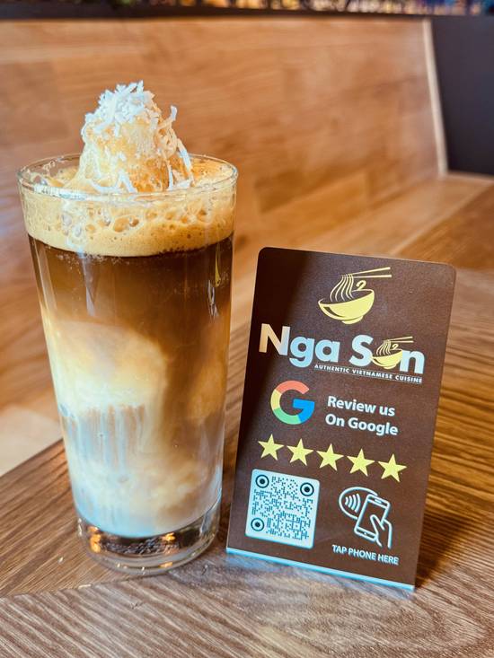D2.Vietnamese Coconuticed Cappuccino (Cà phê dừa)