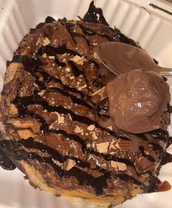 Chocolate Loaded Waffle