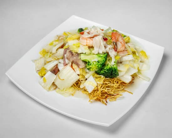 Nouilles Frites À La Cantonaise / Fried Noodles Cantonese Style
