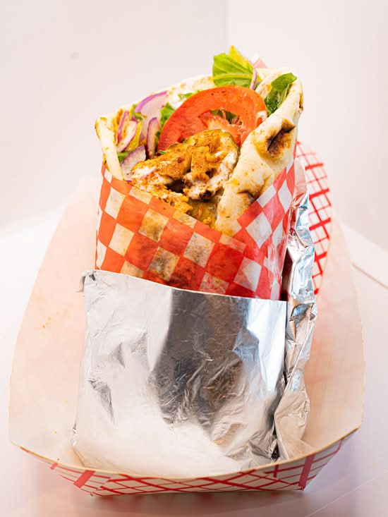 F2. Chicken Shawarma Wrap
