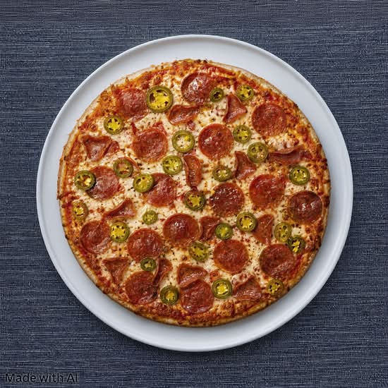 Spicy Pepperoni Pizza