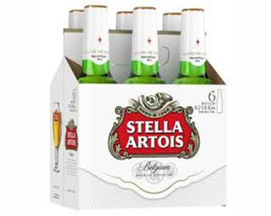 Stella Artois 6pk 330ml bottle beer (5%25ABV)