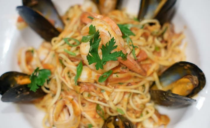 Linguine aux fruits de mer / Seafood Linguine