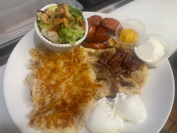 Perogies & Smoked Farmer Sausage