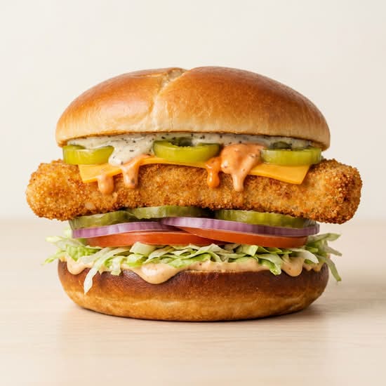 Fish Burger Épicé / Spicy Fish Burger