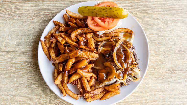 Assiette Hamburger Steak