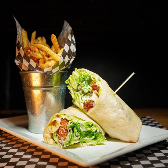 Wrap césar au poulet / The chicken caesar wrap