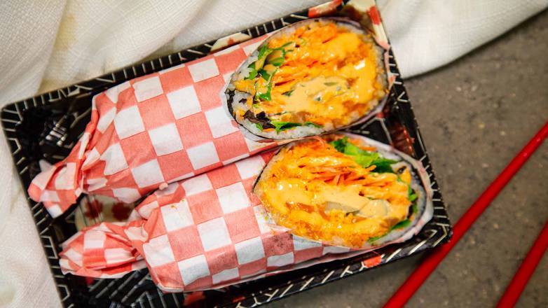 Spicy Salmon Burrito