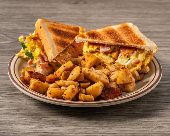 Toasted Western and Fries