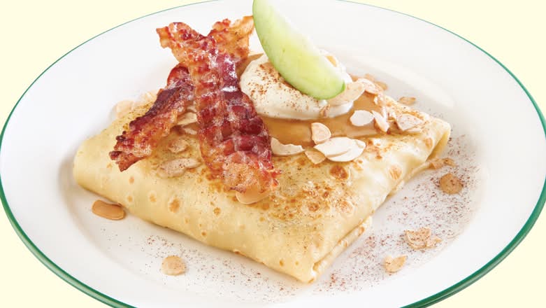 Crêpe gourmandise aux pommes / Gourmet
