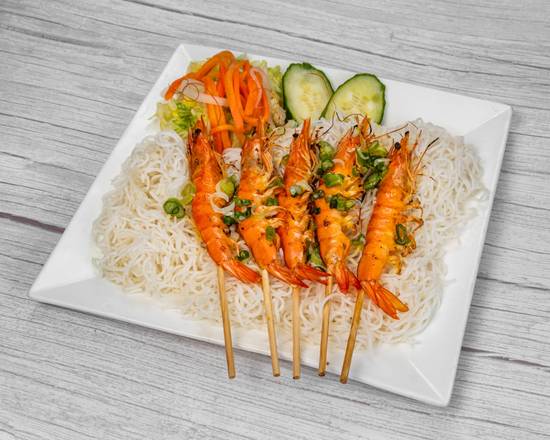 Grilled Shrimp Vermicelli / XAU TOM BUN