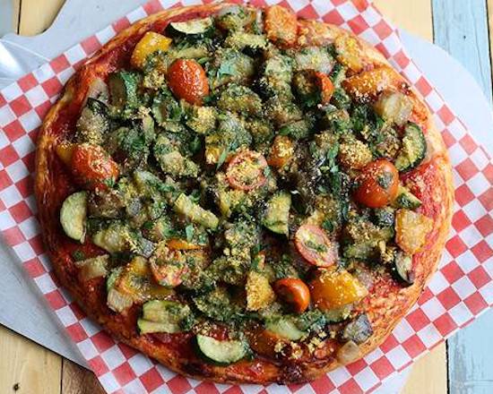 Pizza Végane sans gluten / Gluten free Vegan pizza