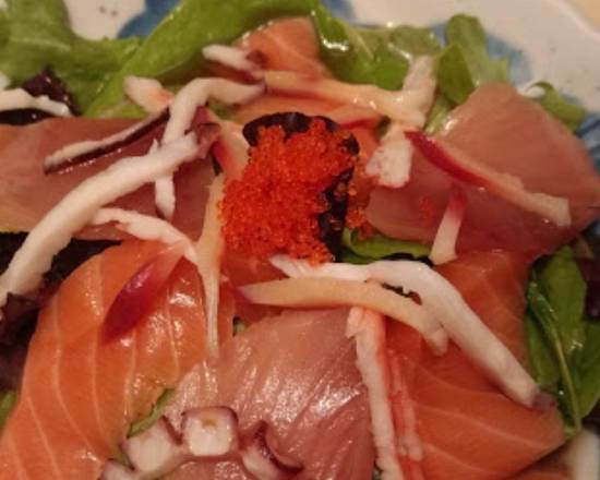 Seafood, Organic Spring Mix Salad