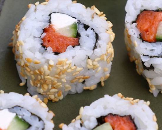 Smoked Salmon and Cream Cheese Roll