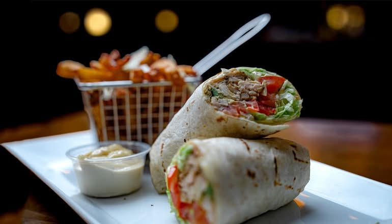 Wrap au poulet grillé / Grilled Chicken Wrap
