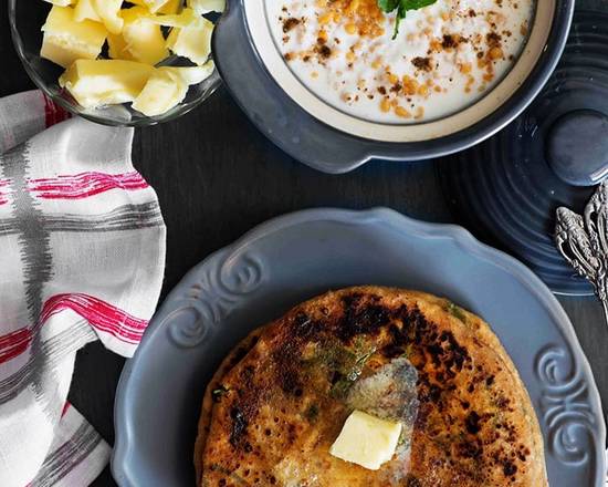 Paneer Parantha Plate