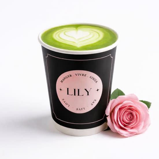 Matcha à la rose / Rose matcha