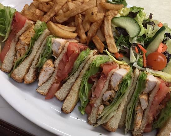 Club Sandwich Classique 🥪🔥Avec chou, cornichon et frites
