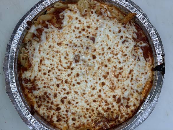 Penne sauce à la viande gratiné