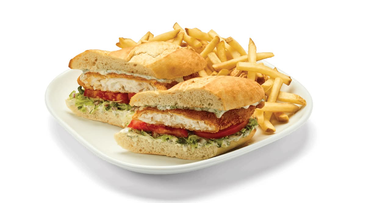 Sandwich aiglefin croustillant / Crispy Haddock Sandwich