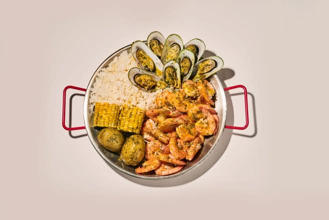 Seau de Crevettes et Moules / Shrimps and Mussels Bucket