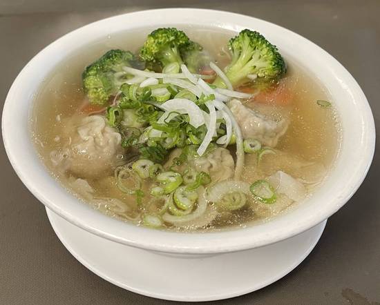 D13. Shrimp & Pork Wonton Soup 🥣🦐🌀🐖🥟🥦🥕 / Súp Hoành Thánh (No Noodle) 🥣🦐🌀🐖🥟🥦🥕