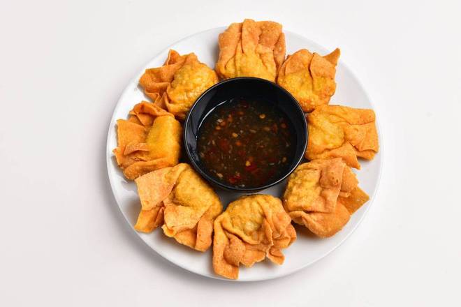 09. Deep Fried Wonton 🦐🌀🐖🥟🔥/ Hoành Thánh Chiên (8 pcs) 🦐🌀🐖🥟🔥