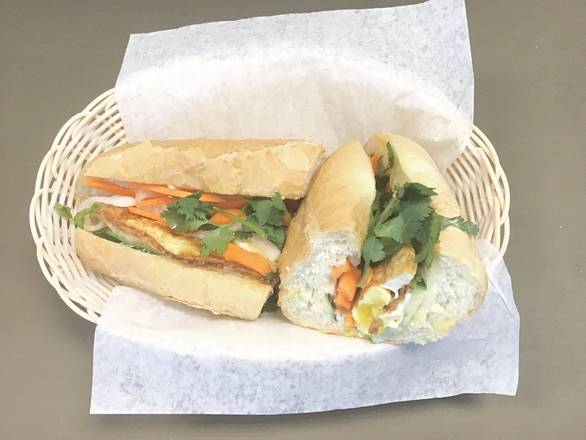 BM4. Fried Egg 🥖🍳🍳/ Bánh Mì Trứng Op-La 🥖🍳🍳