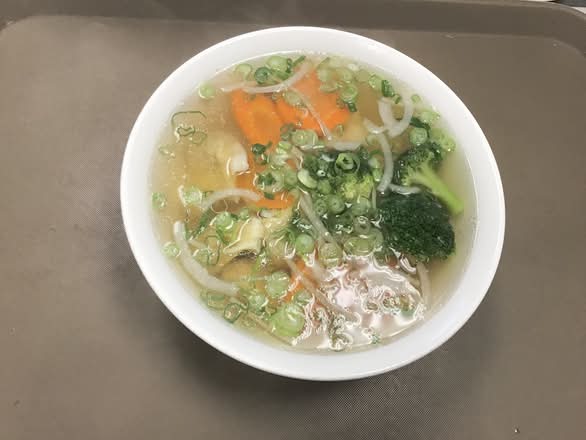 D14-B. Shrimp & Pork Wonton EGG Noodle Soup 🍜🦐🌀🐖🥟🥦🥕/ MÌ Hoành Thánh 🍜🦐🌀🐖🥟🥦🥕