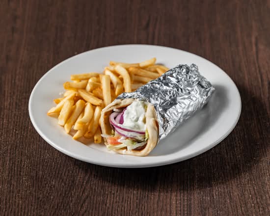 Souvlaki sur Pita (Poulet)
