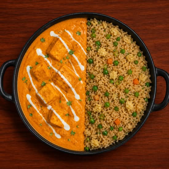 Shahi Paneer with Veg Fried Rice