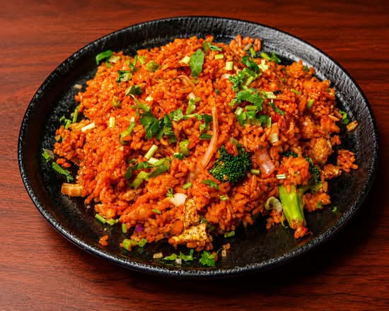 Chicken Manchurian Fried Rice (With Veggie Balls)