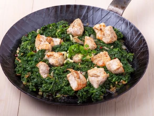 Palak chicken
