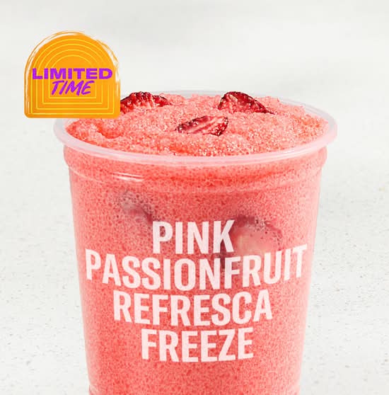 Pink Passionfruit Refresca Freeze