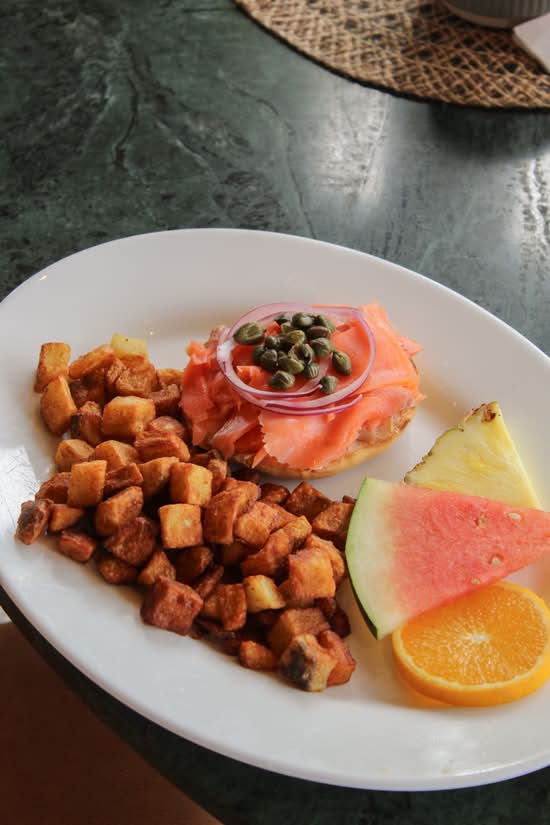 Bagel saumon fumé