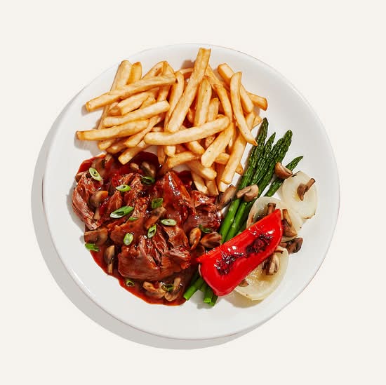 Joue de porc braisée / Braised pork cheek