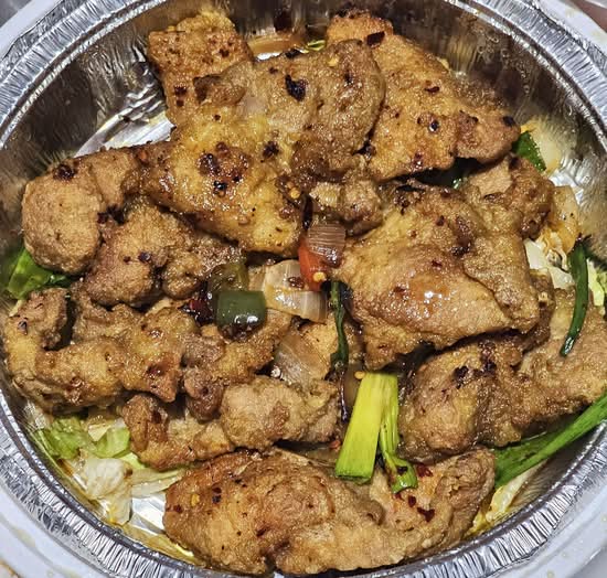 Côte de Porc Frit Sel et Poivre/Pork Chop Salt, and Pepper (椒盐猪扒)