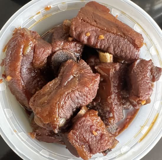 Côtelettes de Porc Sucré Sauce à l’Ail/Dry Garlic Spare Ribs (干排)