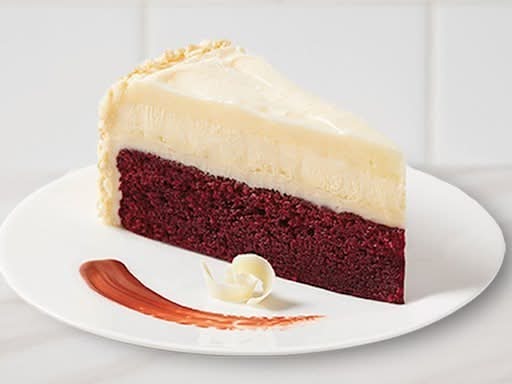 Red Velvet Cheesecake slice