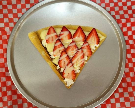 #11 Strawberry Condensed Milk Whip & Custard Crepe