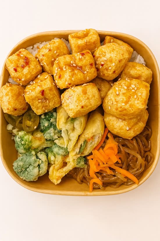 K-Fried Tofu Rice Bowl