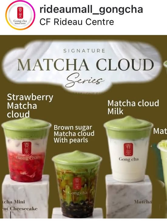 strawberry matcha cloud