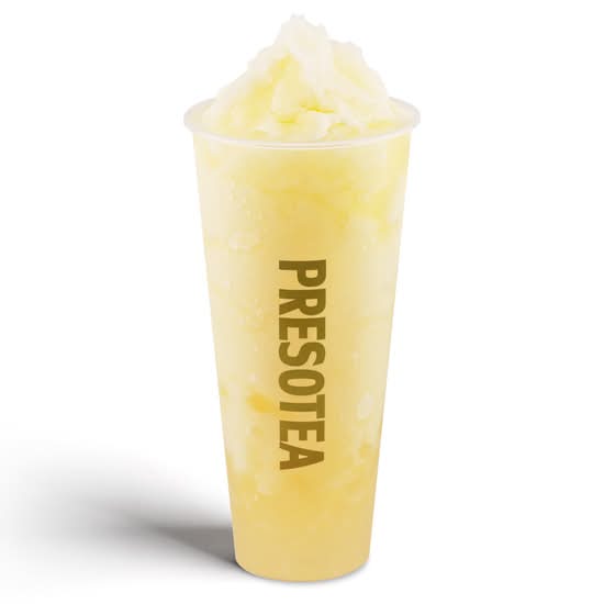 Yuzu Slush w/ Jelly Boba / Frappé glacé au yuzu avec gélee de boba