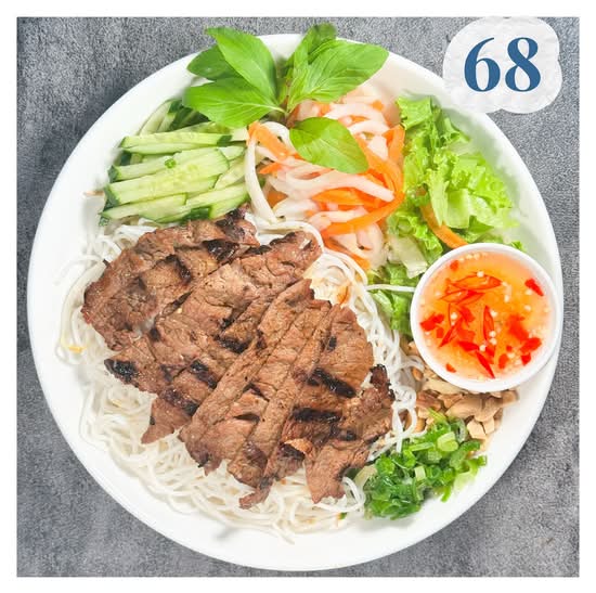 68.Bun Bò Nuong