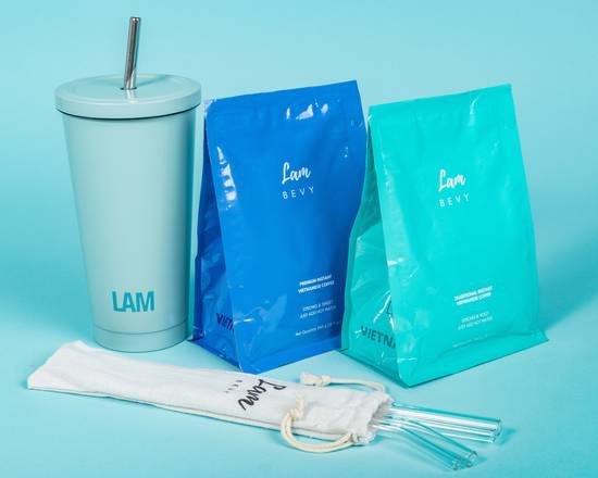 Coffee Lover Set (Blue Tumbler)