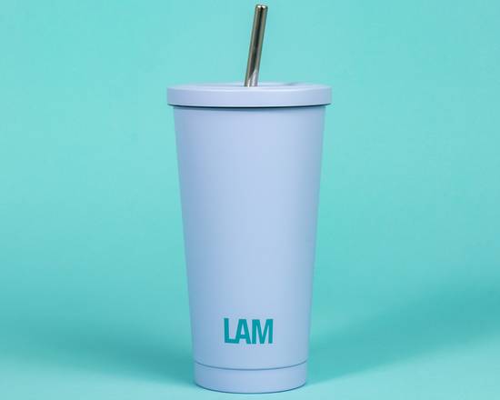 Lavender Insulated Tumbler With Straw